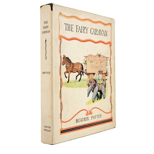 638 - Potter, Beatrix. The Fairy Caravan. David McKay, Philadelphia, 1929, first edition, green cloth gilt... 