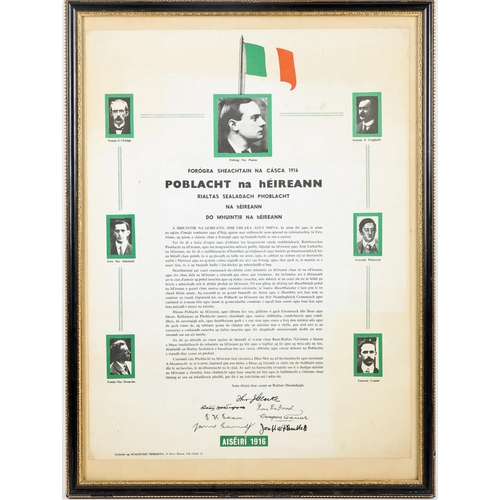 106 - 1916-1966 Commemorative issue of the Proclamation of The Irish Republic, the text of the Proclamatio... 