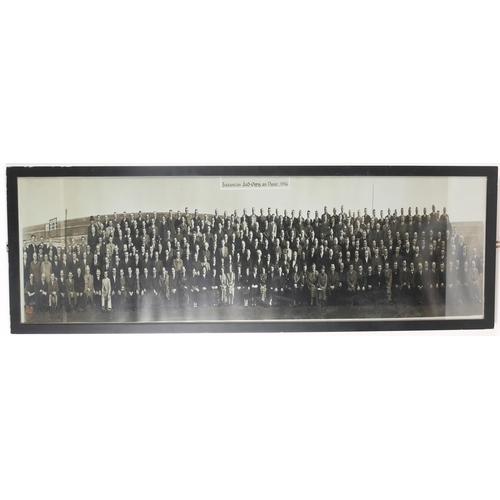 107 - 1916 Rising, GPO Garrison veterans. A large photographic reproduction of a photograph of veterans of... 