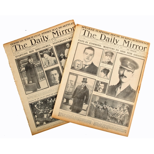 132 - Daily Mirror 1920 (October 27 and November 23) two issues featuring 