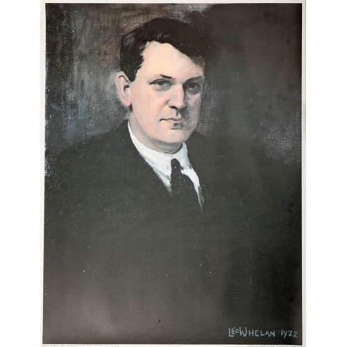 139 - Portrait of Michael Collins, after Leo Whelan RHA (1892-1956). A colour lithographic print 25