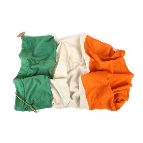 150 - Irish tricolour flag flown over buildings in Cork city in which anti-treaty courts were sitting. 34