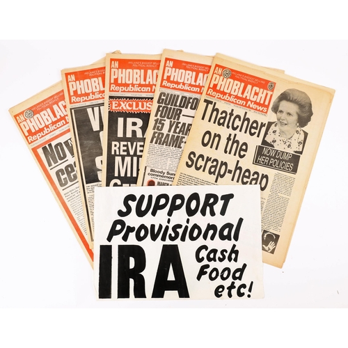 217 - Five 1980s Sinn Fein/IRA posters, 