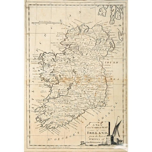 241 - 1627 Munster and Leinster by Peter van der Keere, two small hand-coloured engraved maps, each 3½