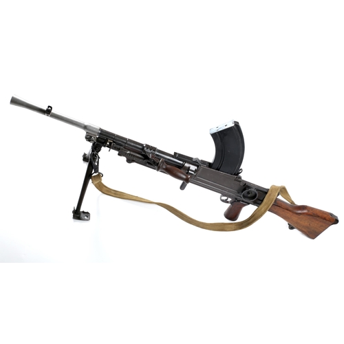 393 - 1941 Mk. I Bren Light Machine Gun serial number K7576, marked MkI D 1941, strippable and dry firing,... 