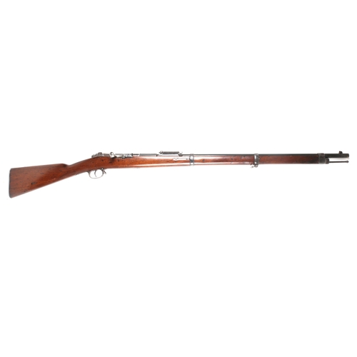 95 - 1916-1966 Mauser Rifle. A Mauser Infantry Rifle Model 1871/84, 11mm, black powder rifle, serial numb... 