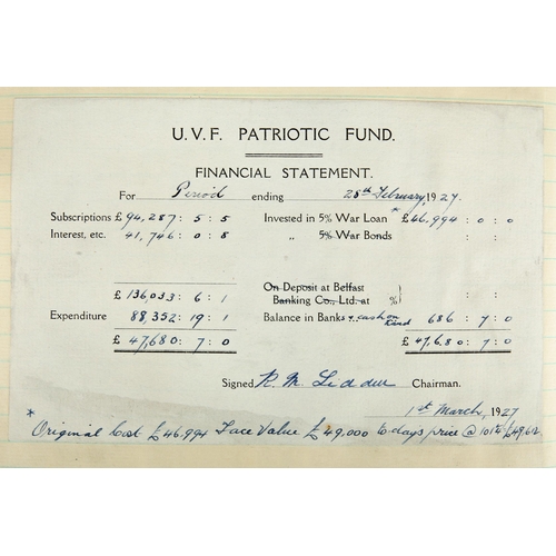 117 - Ulster Volunteer Force, UVF Patriotic Fund, Minute Book No. 4. Administrative Committee, 24 May, 192... 