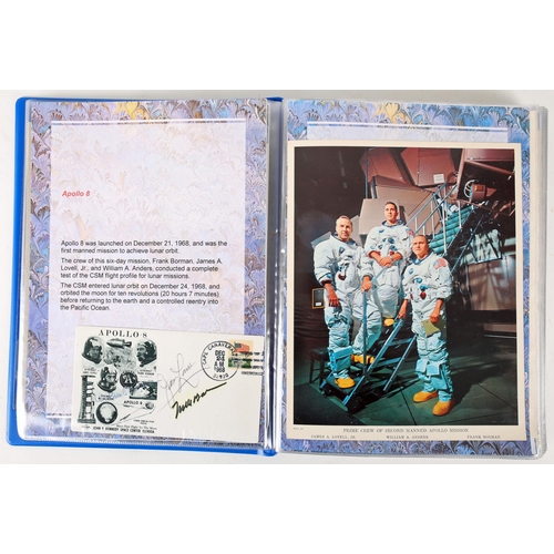 152 - Apollo Space programme, 1961-1973, album of 41 signed photographs of the 31 astronauts who flew in A... 