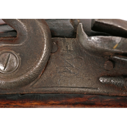 281 - Early 19th century Irish, Dublin Castle flintlock dragoon pistol, Dublin Census Marks, George III pr... 