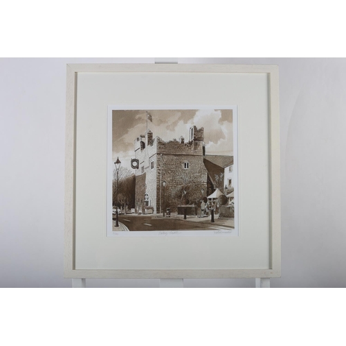 773 - WALTER BERNARDINI
Dalkey Castle 
Black and white print
Limited edition 10/400, signed in the margin ... 