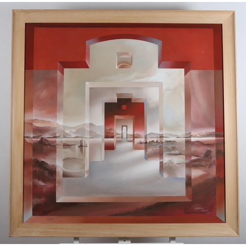 28 - CLAUDIO VISCARDI
Abstract Composition
Oil on canvas
97 cm (h) x 97 cm (w)
Signed and dated lower rig... 
