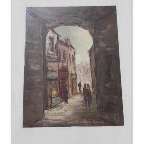 788 - TOM CULLEN 
Merchant's Arch 
Oil on canvas
Signed and dated lower right 1978
35cm (h) x 28cm (w)