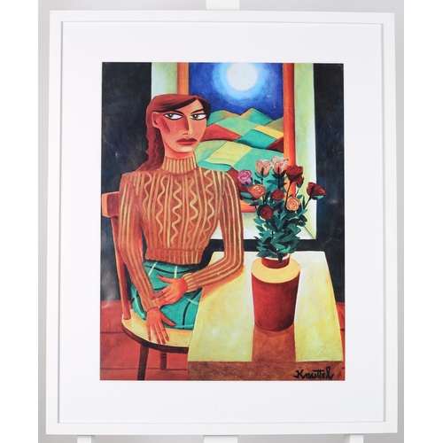 796 - GRAHAM KNUTTEL
Emerald Eyes
A coloured print
Signed lower right
54cm (h) x 41cm (w)