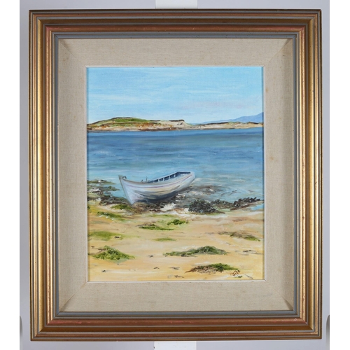 156 - SHEILA M. BARBOUR 
Achill
Oil on canvas board
Signed lower right 
30cm (h) x 24cm (w)