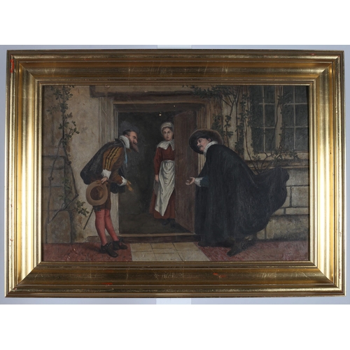 157 - FLEMMISH SCHOOL, 19TH CENTURY
After You
Oil on canvas
30cm (h) x 44cm (w)