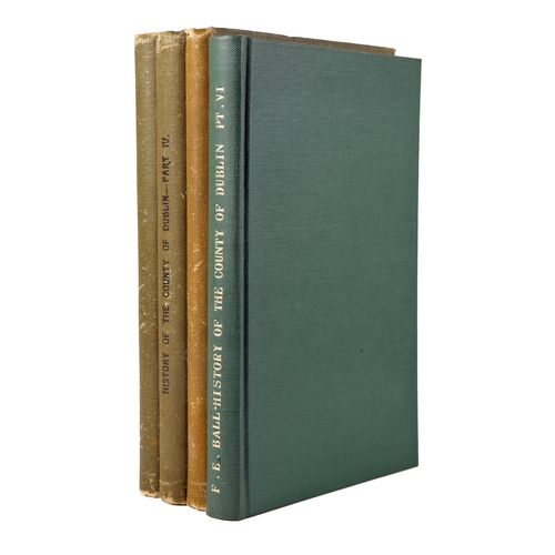 126 - Irish history. D'Alton, John. History of the County of Dublin,  rebound; Caulfield, Richard. Council... 