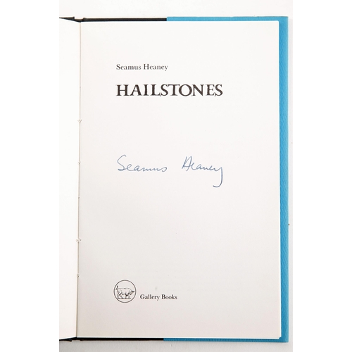 142 - Heaney, Seamus. Hailstones, Gallery Books, Meath, 1984, 8vo, limited edition of 250 signed by author... 