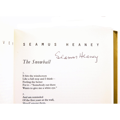 150 - Heaney, Seamus et al. Metre, a poetry anthology in association with The Lilliput Press, Dublin, 2001... 