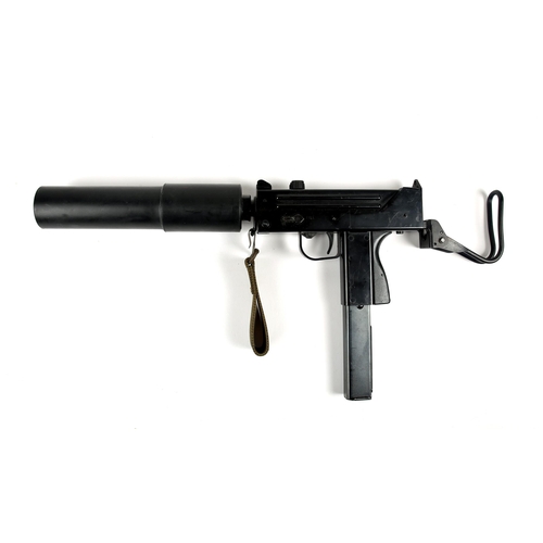 228 - Ingram M-11 submachine pistol replica. A full-size, multi-function replica of the submachine gum man... 