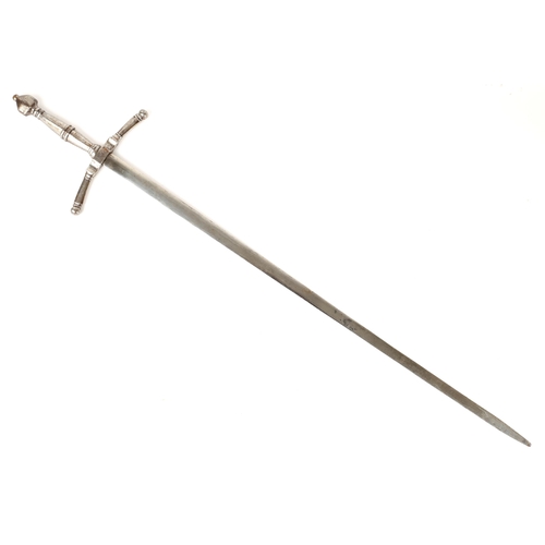 230 - A film prop medieval sword used in the making of 'Excalibur' the 1981 film produced by John Boorman ... 