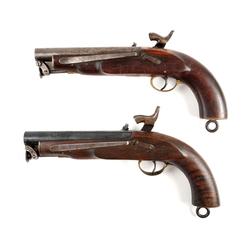 231 - A pair of .577 calibre percussion navy pistols, the 6