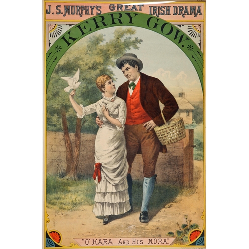 368 - Theatre Posters. J.S. Murphy's Great Irish Drama, Kerry Gow, 