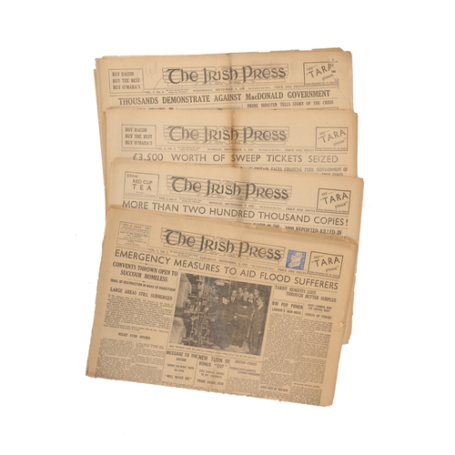 74 - 1931 The first four issues of The Irish Press, Volume 1, No's 1-4, September 5-9, 1931.