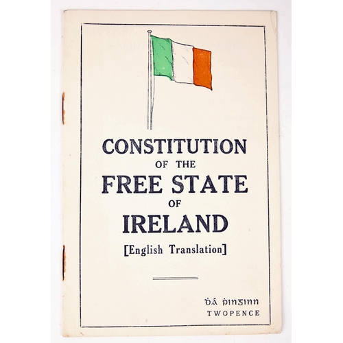 90 - Constitution of the Free State of Ireland [English Translation], Stationary Office, Dublin, 1922, 32... 