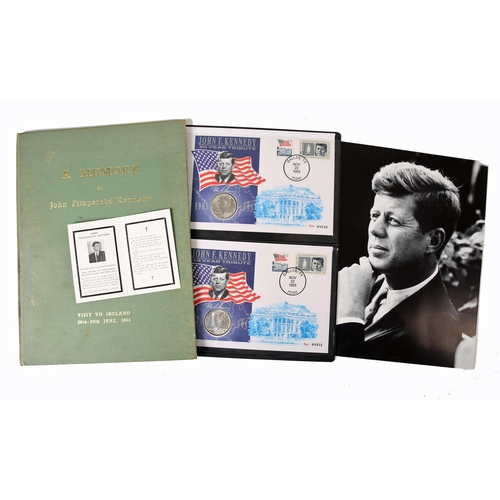 98 - John F Kennedy In Memorium card. Memorial card for John Fitzgerald Kennedy, 35th President of the Un... 