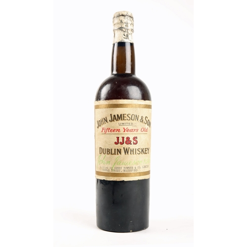 316 - Whiskey. John Jameson and Son, Dublin Whiskey, Fifteen Years Old, bottled by Henry Downes and Co. Li... 