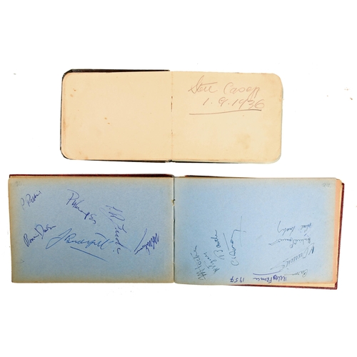 362 - Sporting memorabilia, Rugby Union, Tennis and Wrestling, two autograph books. An extensive 1950s aut... 