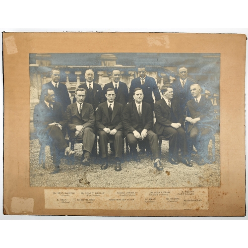 76 - Cabinet of the Government of the 8th Dáil, 1933 photograph of Eamon De Valera seated among his minis... 