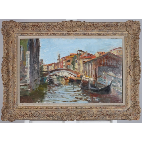 300 - FAITH SHEPPARD
Venetian Scene
Oil on board
Signed lower right
32cm (h) x 53cm (w)