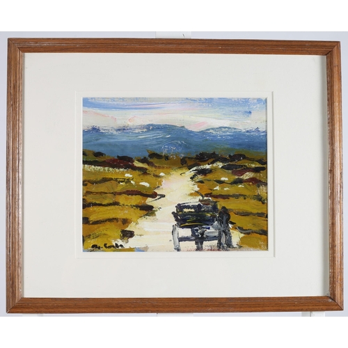 143 - MARIE CARROLL
The Old Bog Road
Oil on Board
Signed lower left
25cm (h) x 30cm (w)