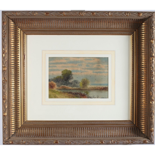 147 - ABRAHAM HULK JUNIOR (1851-1922)
Riverscapes
Watercolours
Signed lower right ( A pair)
18cm (h) x 24c... 