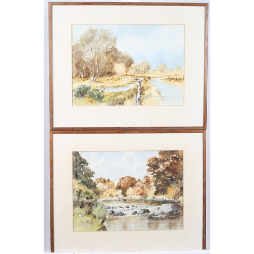 307 - ENGLISH SCHOOL
Mountain and River Scenes
Watercolours
A pair
Indistinctly signed lower left
27cm (h)... 