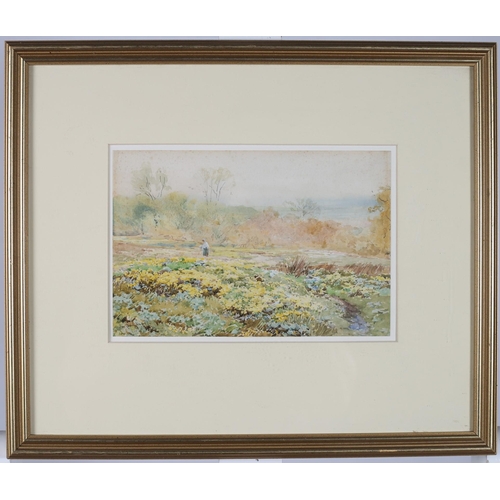 316 - CLAUDE HAYES (1852-1922)
Springtime
Watercolour
Signed lower left
18cm (h) x 26cm (w)