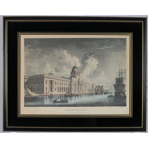 321 - after JAMES MALTON A set of six coloured prints views of Dublin 
Each 31cm x (h) x 42cm (w)