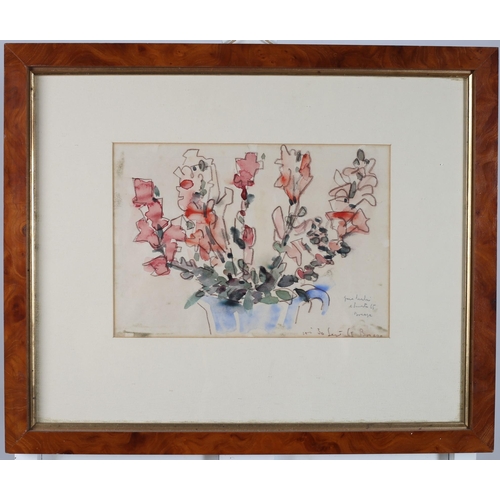 328 - STELIAN  PANTU LA GARCIA 1965
Watercolour
Signed and inscribed lower right
Dated '65
21cm (h) x 29cm... 