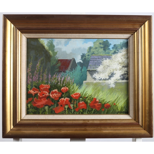 479 - Mullagh Gardens Co. Cavan 
Oil on canvas board
Signed lower right
29cm (h) x 38cm (w)