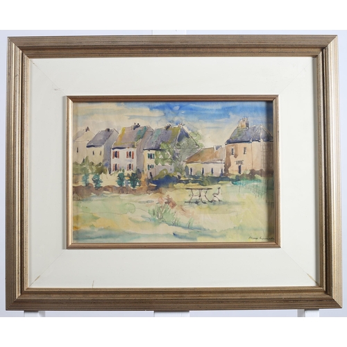 480 - MAX MACCABE
House at Bettembourg Luxembourg
Watercolour
Signed lower right
24cm (h) x 32cm (w)