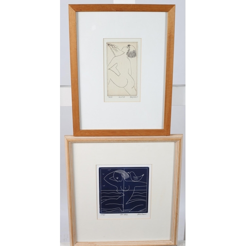 599 - GAY O'NEILL 
Sea Bird 
An etching
Limited edition 
Signed, inscribed and numbered in the margin 49/5... 