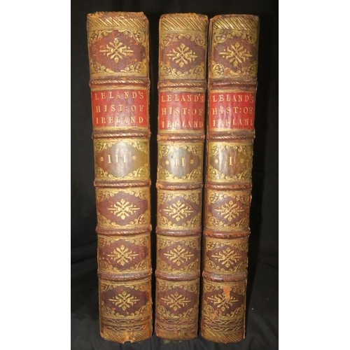 608 - LELAND'S - HISTORY OF IRELAND (3 Vols)