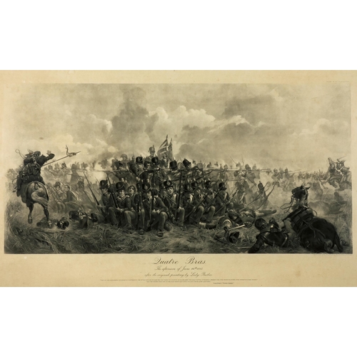 515 - Five large 19th century military prints. After Richard Caton Woodville, Ramsay’s Battery of Horse Ar... 