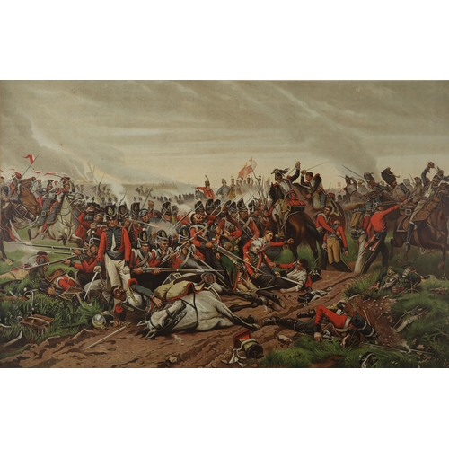 515 - Five large 19th century military prints. After Richard Caton Woodville, Ramsay’s Battery of Horse Ar... 