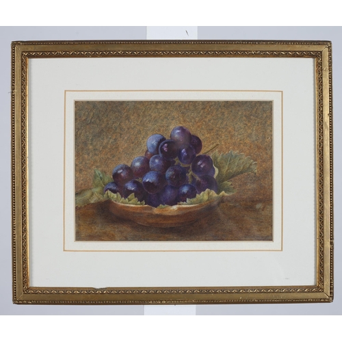 759 - RACHEL H. MILES
Still Life, Grape and Tomatoes
Watercolour
Watercolour Society of Ireland exhibited ... 