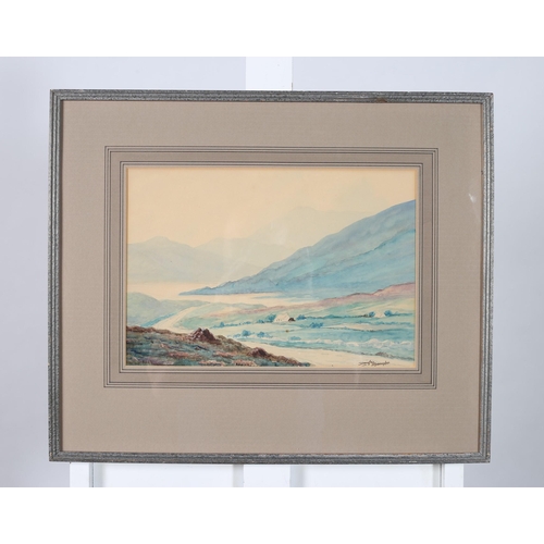 343 - DOUGLAS ALEXANDER 
Ballinahinch Connemara
Watercolour
Signed lower right
Signed and inscribed verso ... 