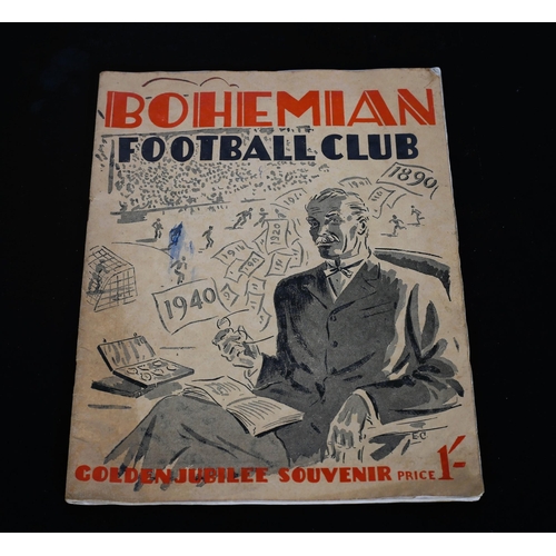 547 - A BOHEMIAN FOOTBALL CLUB GOLDEN JUBILEE SOUVENIR BROCHURE