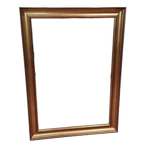 648 - THREE GILT FRAME MIRRORS to include a 19th Century example the rectangular plate within a foliate mo... 