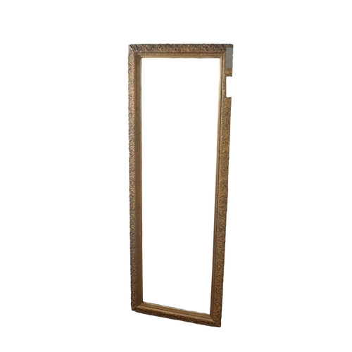 659 - A WHITE PAINTED FRAME MIRROR of rectangular outline together with A GILT FRAME MIRROR (5)